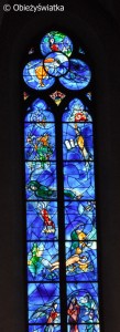 Witraże Chagalla w kościele św. Szczepana, Moguncja, Niemcy