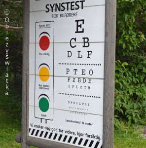 Test wzroku dla kierowców