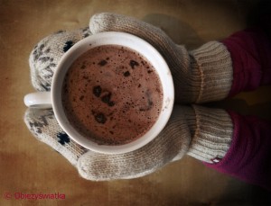 Kubek gorącej czekolady na zimę ;)