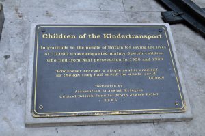 Pominik dzieci z Kindertransportów, Londyn