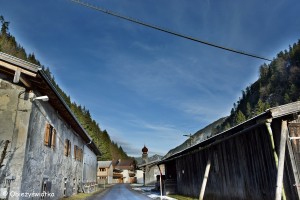 Highline179 w Reutte, Austria - widok z doliny
