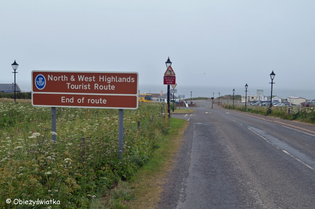 Koniec drogi, cel osiągnięty :) John o' Groats, Szkocja