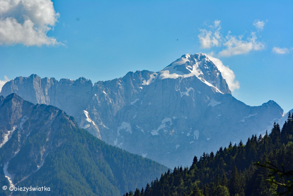 Alpy - widok z trójstyku słoweńsko-autriacko-włoskiego