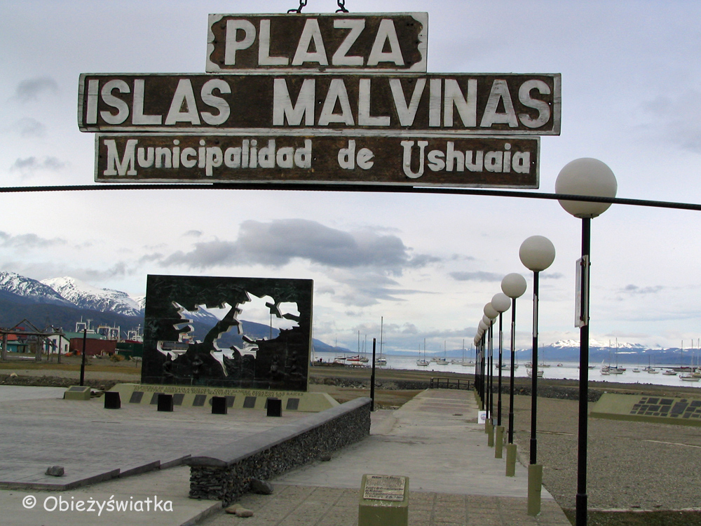 Na pamiątkę wojny o Falklandy, Ushuaia, Argentyna