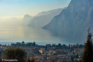 Widok na Jezioro Garda, Włochy