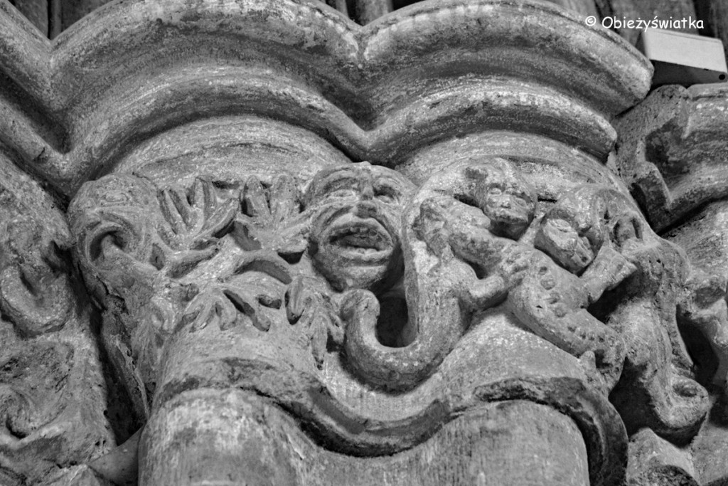 Głowica kolumny - Katedra św. Magnusa w Kirkwall, Orkady, Szkocja