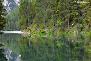 Przeglądnij się w zwierciadle wody - Pragser Wildsee / Lago di Braies, Tyrol Południowy