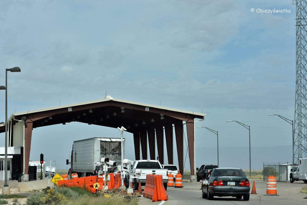 US Border Patrol Checkpoint, Nowy Meksyk, USA