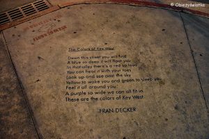 Poezja na ulicach Key West