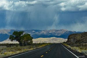 Najbardziej samotna droga USA -Highway 50, Nevada, USA