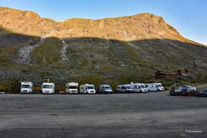 Plac dla kamperów - schronisko Spiterstulen