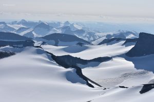 Widok ze szczytu Galdhopiggen