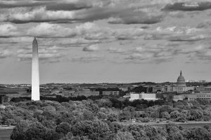 Washington, DC - widok z cmentarza w Arlington