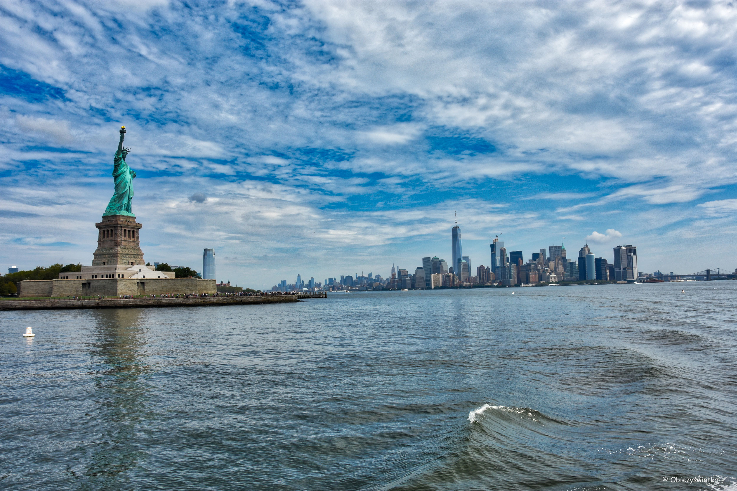 Statua Wolności, Manhattan i nowojorskie mosty, NYC