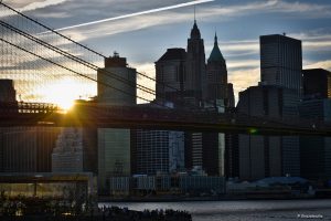 Zachód słońca na Manhattanie, NYC