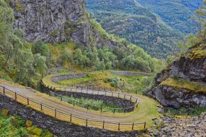 Kręta Vindhellavegen, Norwegia