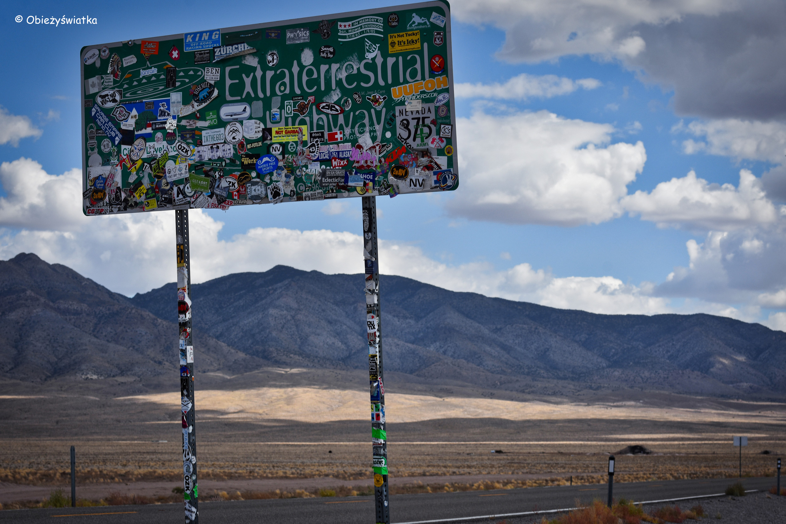 Extraterrestrial Highway, czyli Pozaziemska Autostrada, Nevada, USA