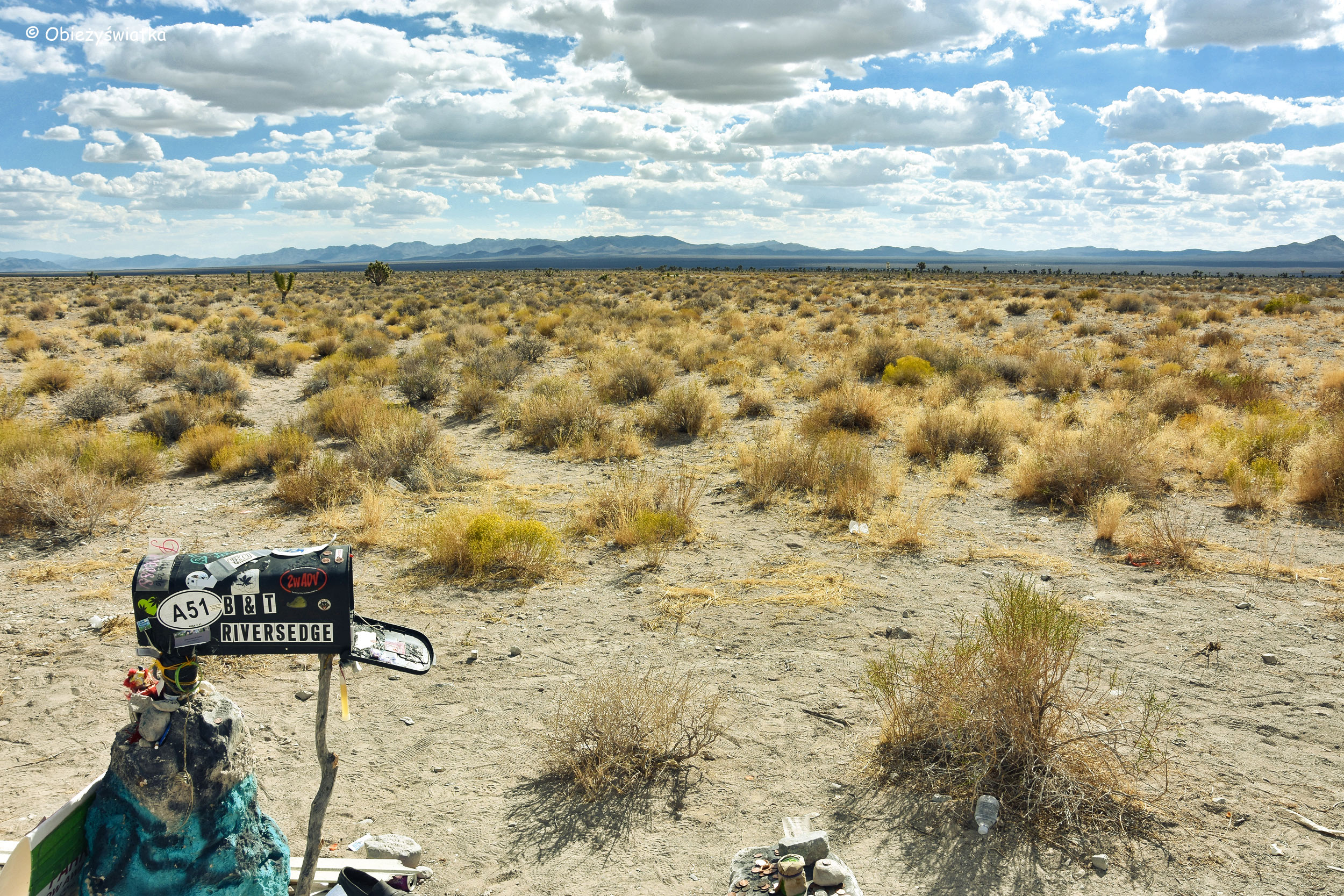 Skrzynka do kontaktów z UFO, Nevada, USA