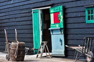Jeden z młynów, Zaanse Schans, Holandia