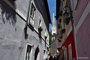Miasteczko Hallstatt - centrum, Austria