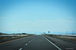W drodze do słonej pustyni - Interstate 80, Utah