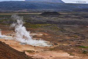 Wyziewy wulkaniczne, Islandia