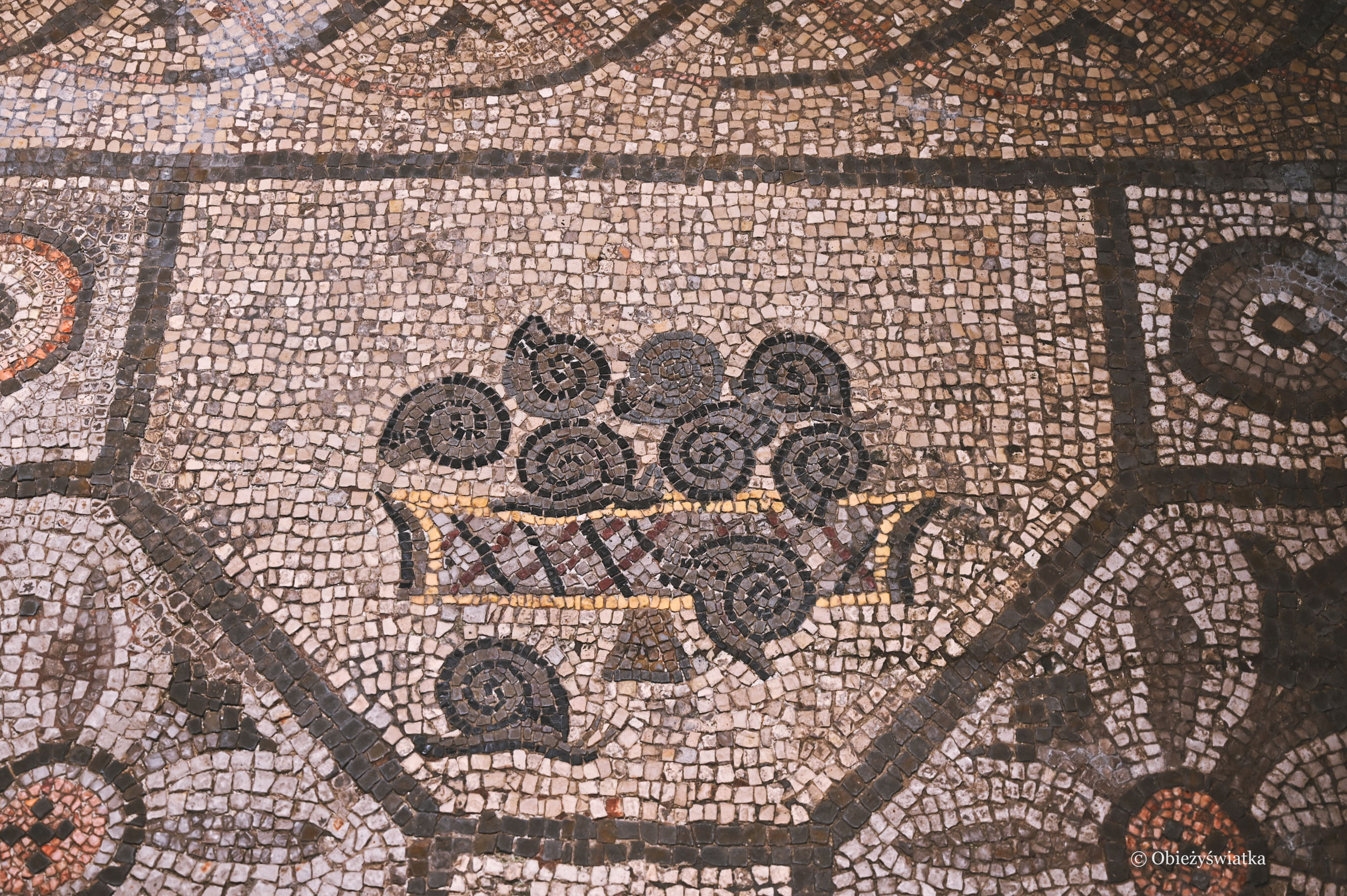 Ślimaki - Mozaika w Bazylice w Akwilei