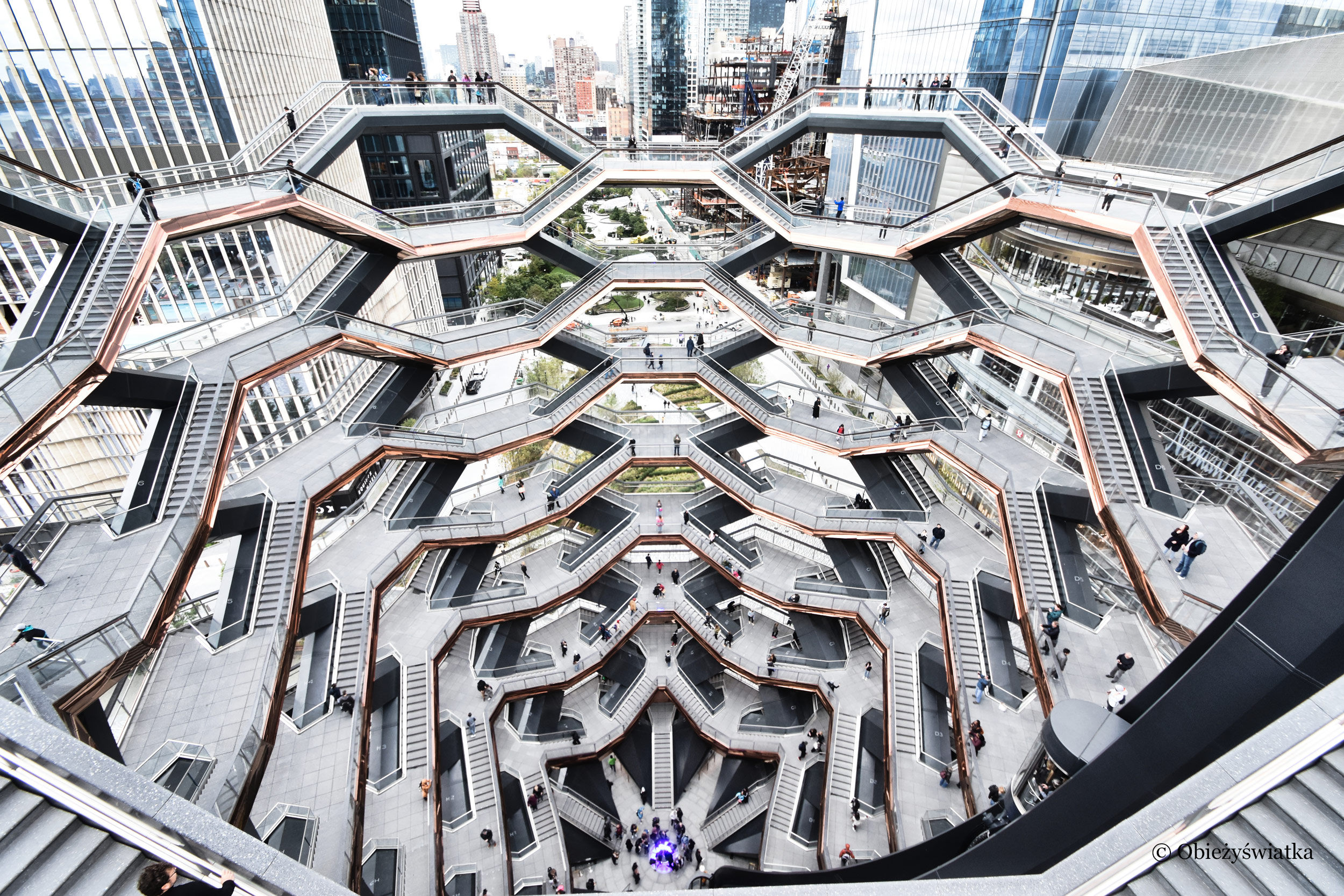 Koronkowa konstrukcja - The Vessel, Nowy Jork