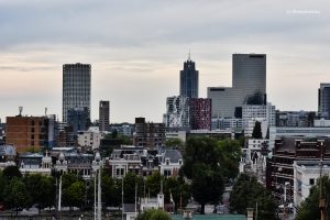 Rotterdam, widok z portu