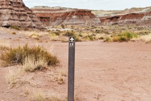 Oznaczenie szlaku, Toadstools Trail, Utah
