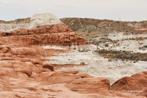 Krajobraz na szlaku, Toadstools Trail, Utah