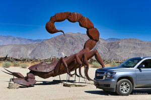 Ogromne rzeźby w Borrego Springs, Kalifornia