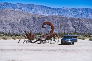 Ogromne rzeźby w Borrego Springs, USA