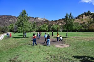 Popularne miejsce w Lake Hollywood Park - dobry widok na Hollywood Sign