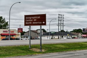 Geographical Center of North America in Rugby, North Dakota