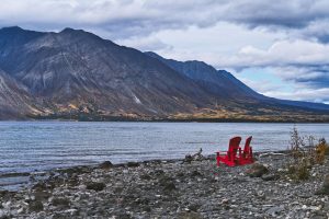 Nad Kathleen Lake, Park Narodowy Kluane, Kanada
