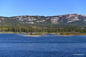 Piękna rzeka Yukon, Whitehorse, Kanada