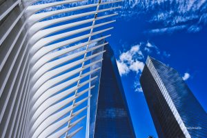 Dach stacji metra przy One World Trade Center, NYC