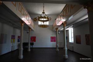 Wnętrze synagogi w Lendavie, Słowenia