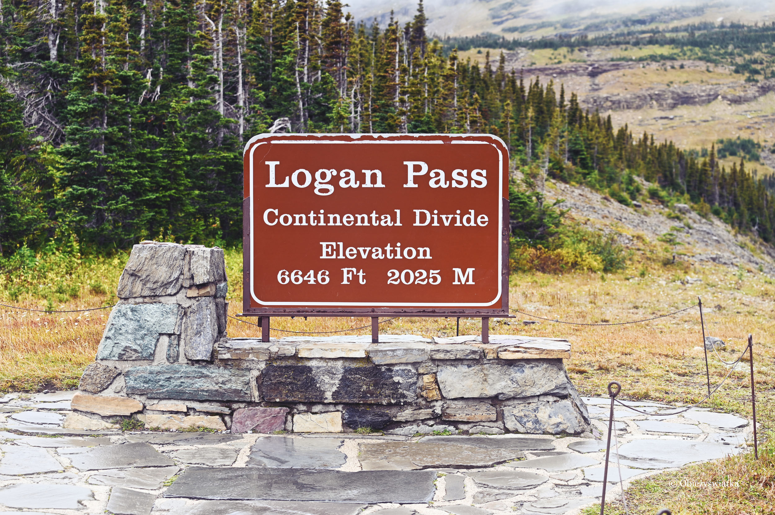 Przełęcz Logana / Logan Pass - 2025 metrów n.p.m.