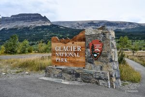 Wjazd do Parku Narodowego Glacier, Montana