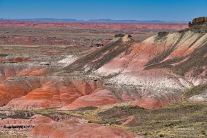 Wiele barw ziemi - Painted Desert, Arizona, USA