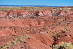 Kolorowe wzgórza aż po horyzontu kres... - Painted Desert, Arizona