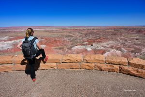 Cieszyć się chwilą i zapamiętać ten piękny krajobraz - Painted Desert, Arizona