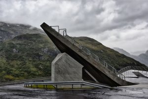 Jedna z platform punktu widokowego Utsikten, Norwegia