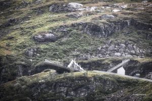 Utsikten i deszcz ze śniegiem, Norwegia