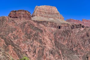 Kolorowe, masywne skały Wielkiego Kanionu, Grand Canyon, Arizona