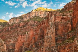 Rankiem w Grand Canyon - widok ze szlaku North Kaibab