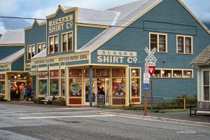W Skagway jest bardzo dużo sklepów z pamiątkami...