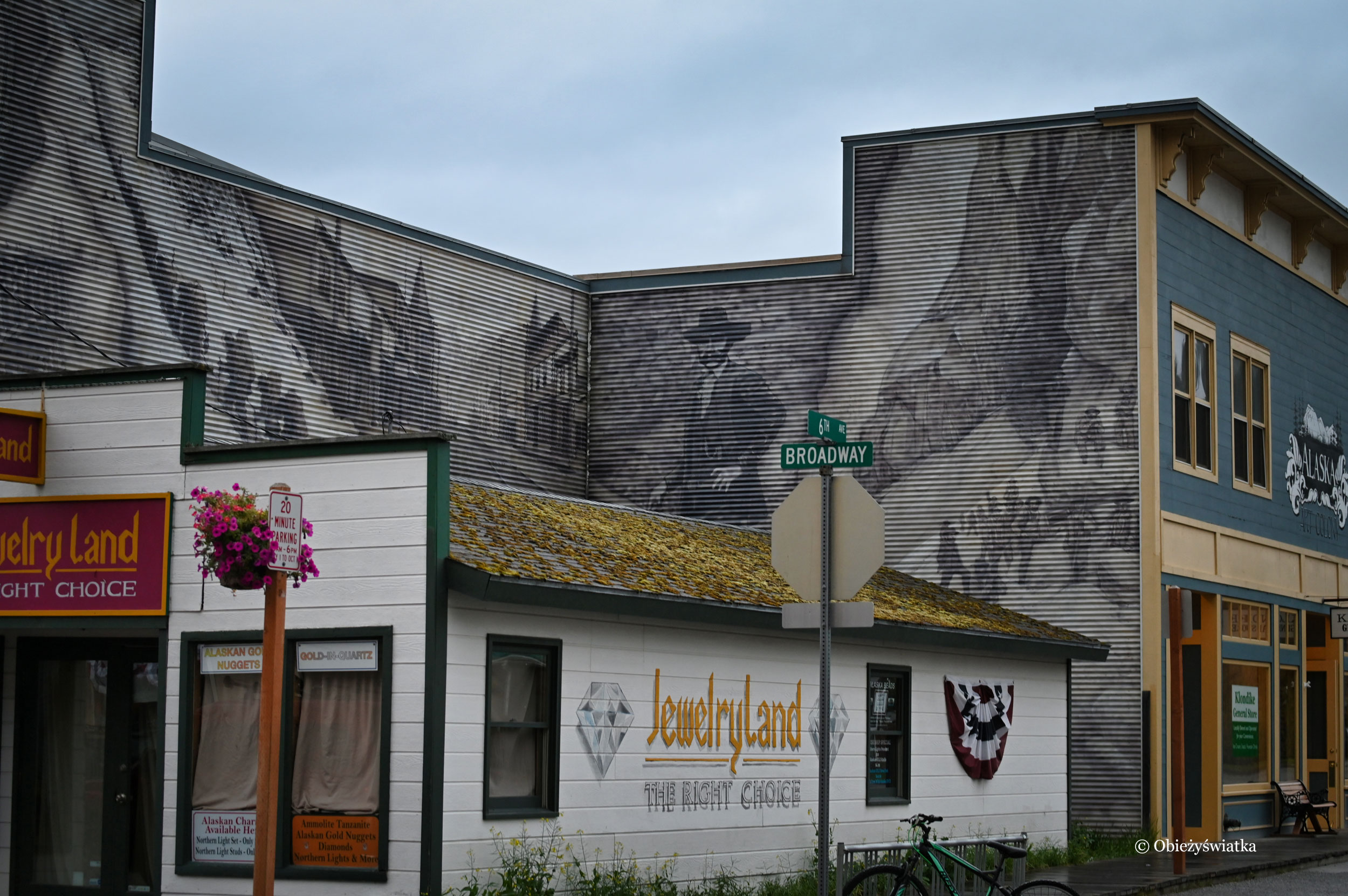 Murale w Skagway, Alaska